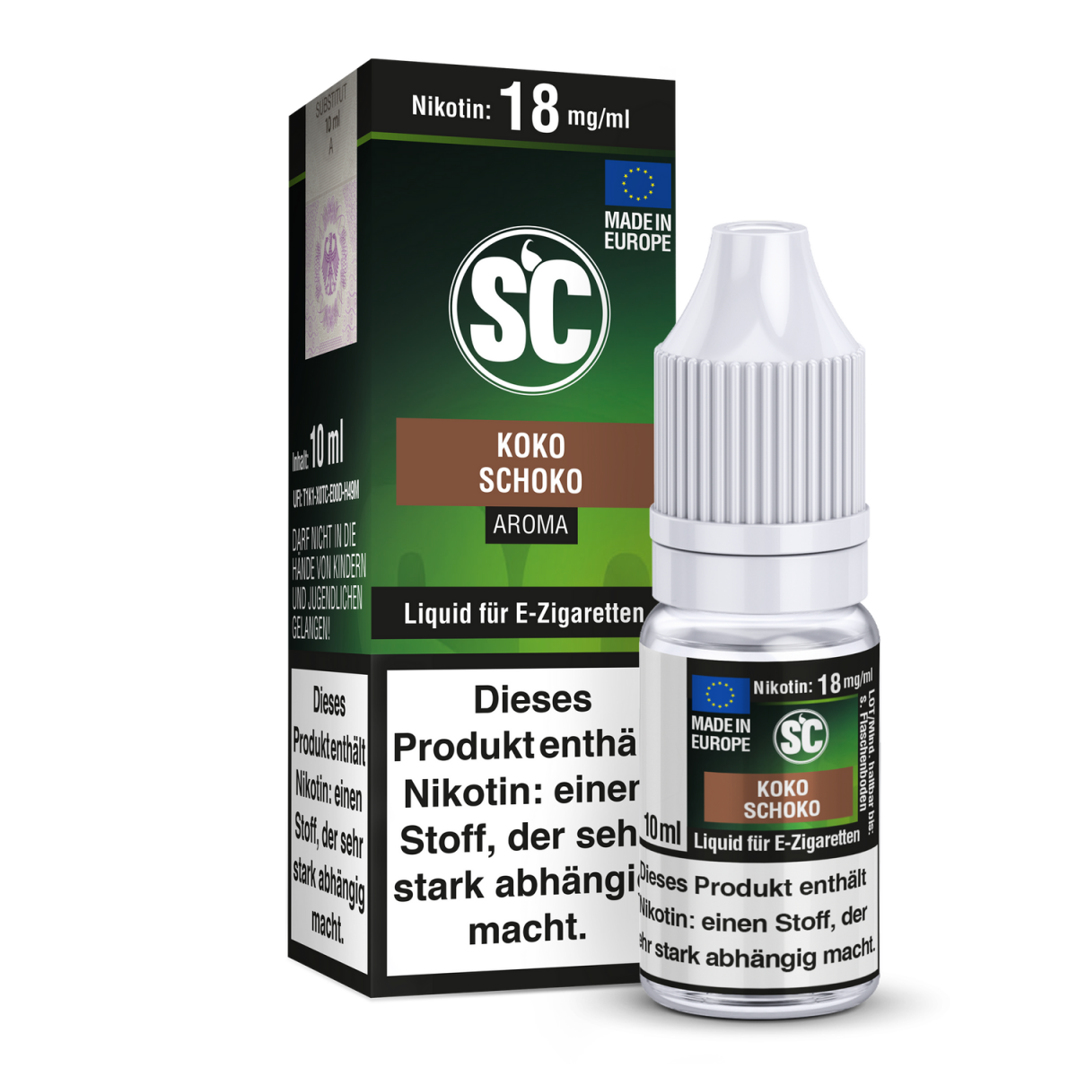 SC Liquid - Kokos Schokolade 3 mg/ml 10er