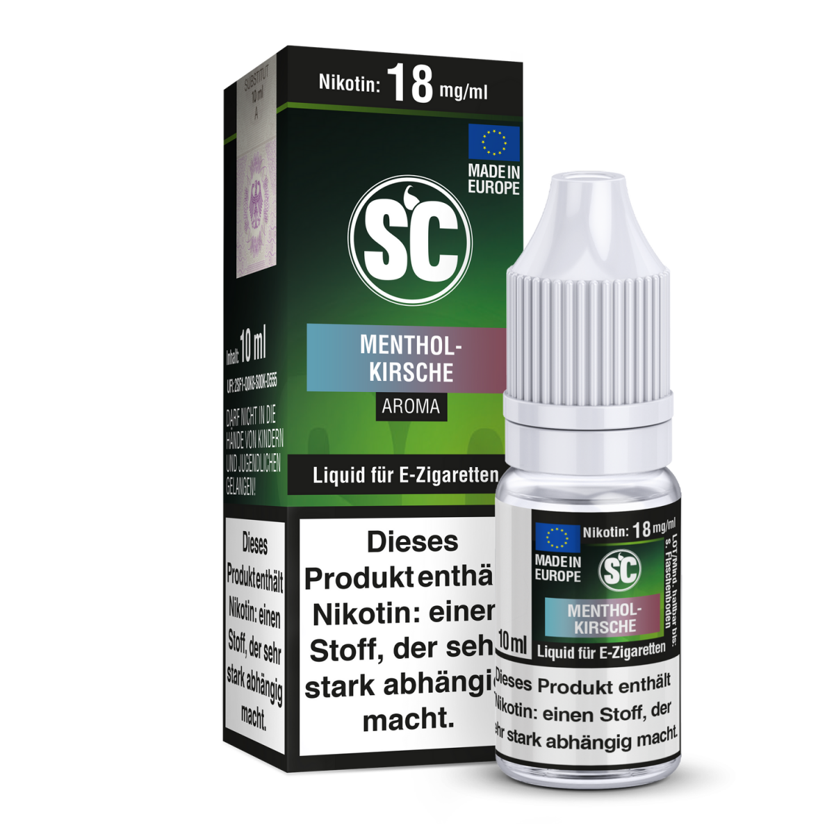 SC Liquid - Menthol-Kirsche 18 mg/ml