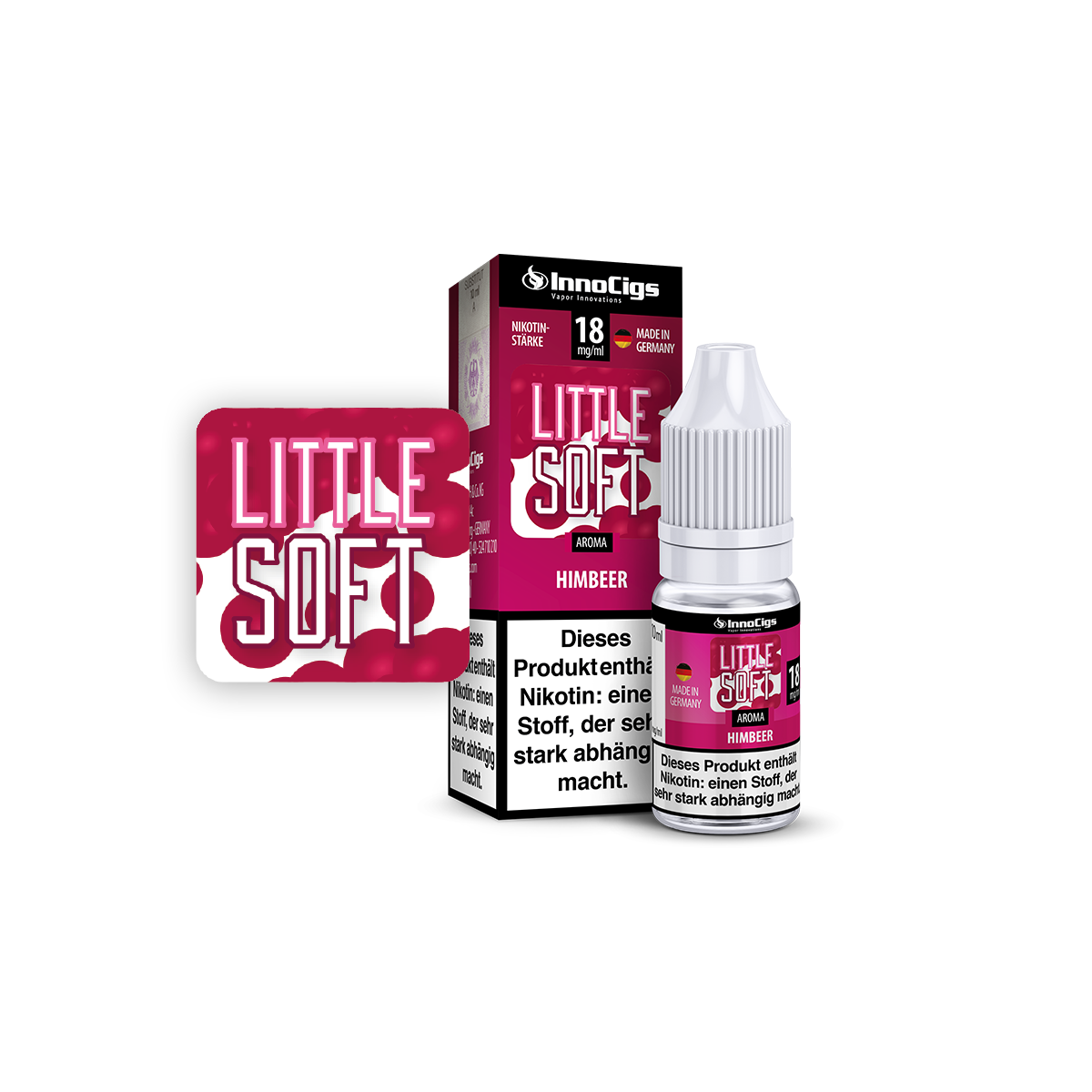 InnoCigs - Little Soft Himbeer Aroma 9 mg/ml 10er