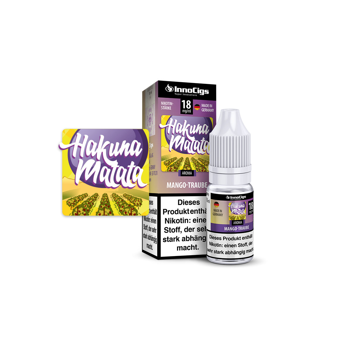 InnoCigs - Hakuna Matata Traube Aroma 9 mg/ml 10er