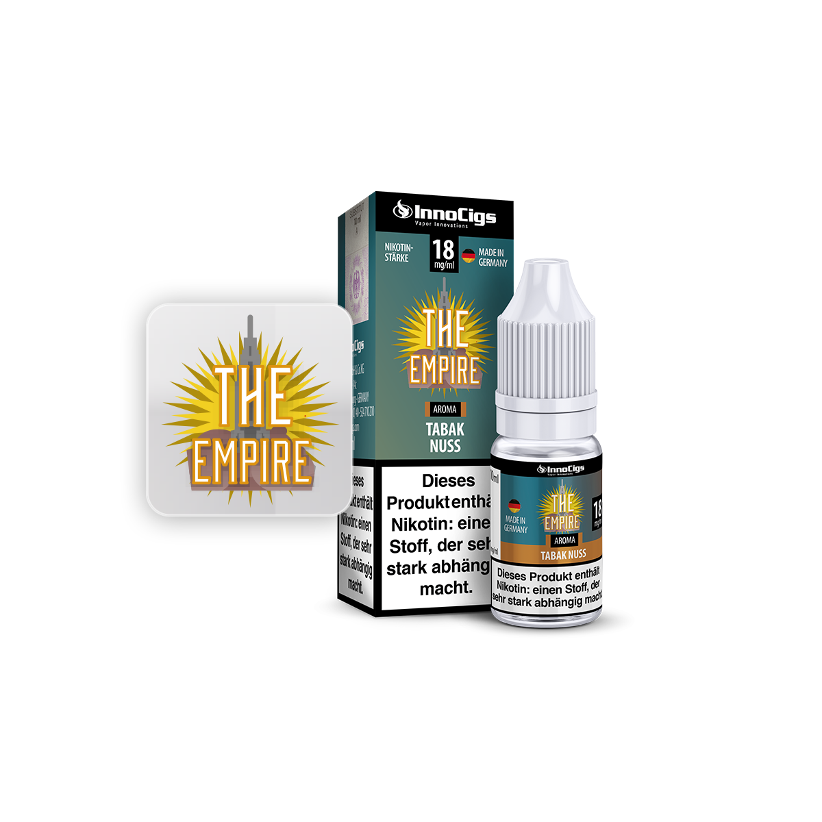 InnoCigs - The Empire Tabak Nuss Aroma 9 mg/ml