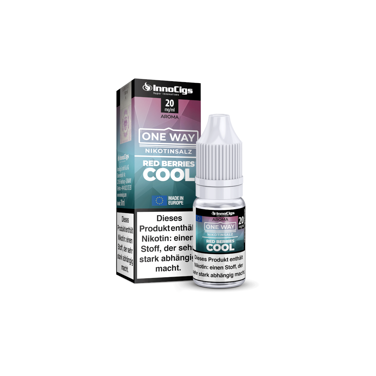 InnoCigs - One Way - Red Berries Cool - Nikotinsalz Liquid