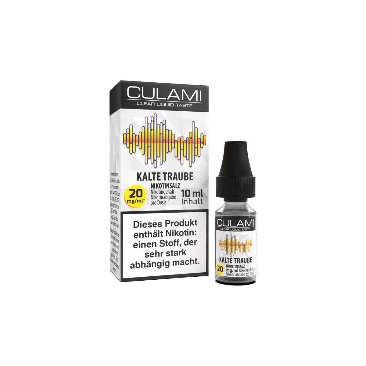 Culami - Kalte Traube - Nikotinsalz Liquid 20 mg/ml 5er...