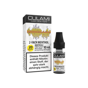 Culami - 2-Fach Menthol - Nikotinsalz Liquid 20 mg/ml 5er...