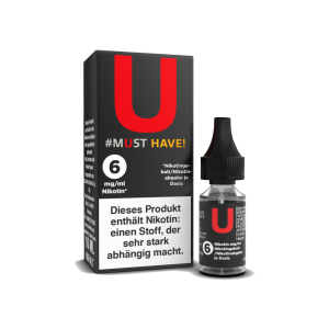 Must Have - U - E-Zigaretten Liquid 6 mg/ml